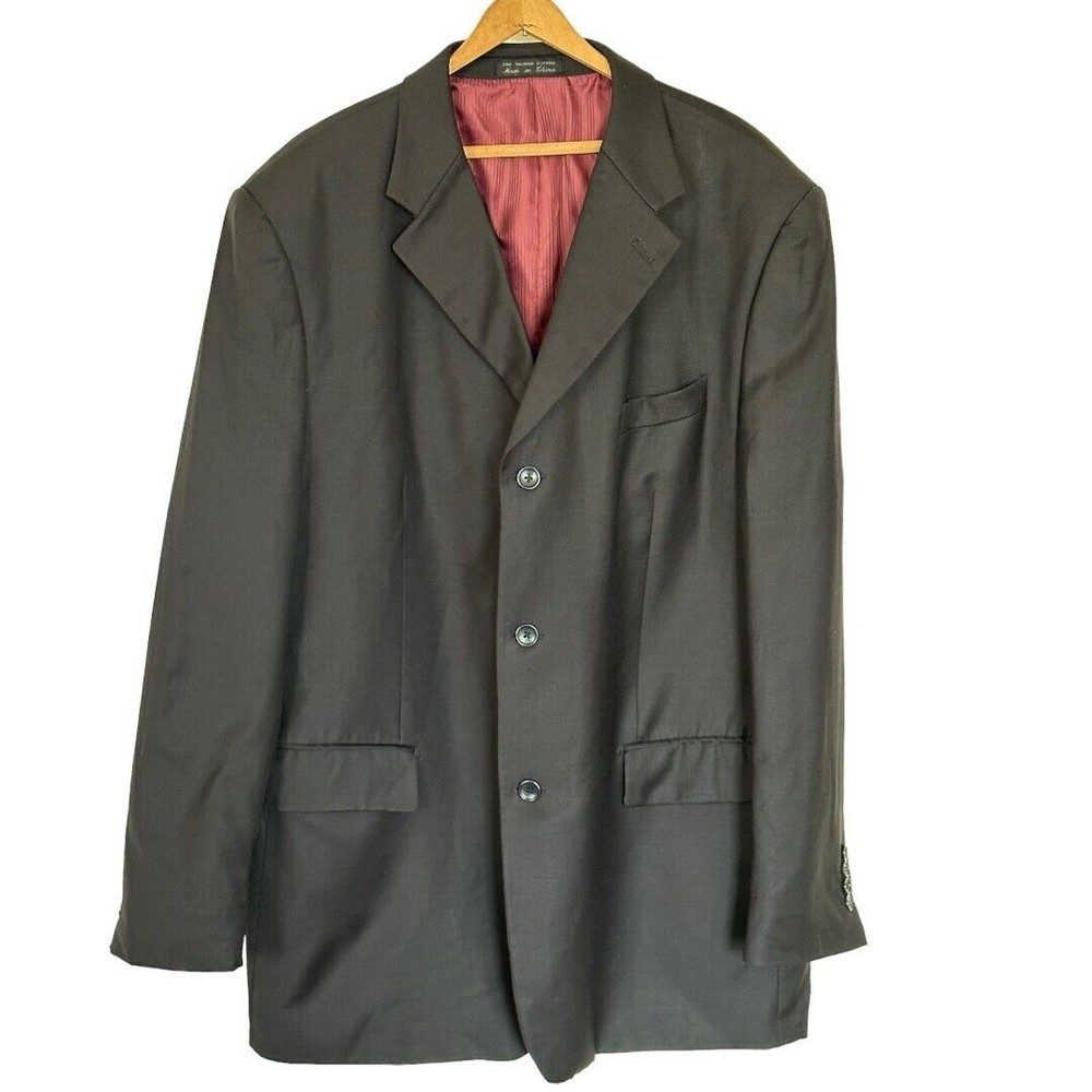 Claudio Morelli Men’s lined wool Suit jacket 46